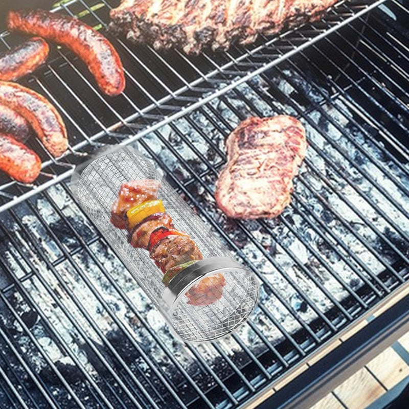 Rolling Grill Basket - Fine Living, 2pcs set