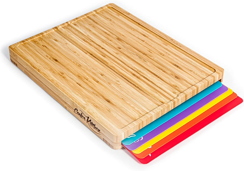 Bamboo Chopping Board Set -Fine Living