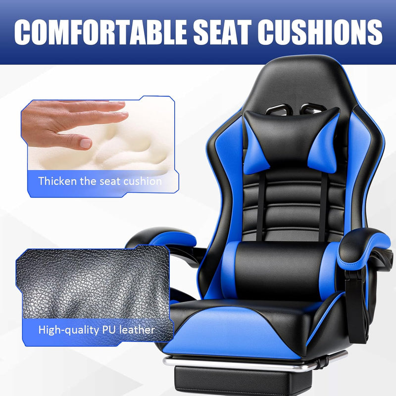 CyberPulse Gaming chair - Blue/Black