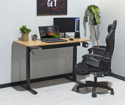 Versa Height Adjustable Desk - L. Wood - Fine Living