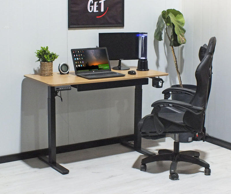 Versa Height Adjustable Desk - L. Wood - Fine Living