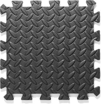 Pro EVA Foam 60*60cm Interlocking Tiles -4pc - Black