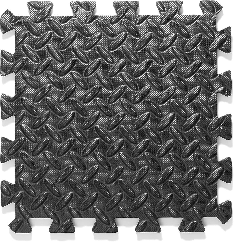 Pro EVA Foam 60*60cm Interlocking Tiles -4pc - Black