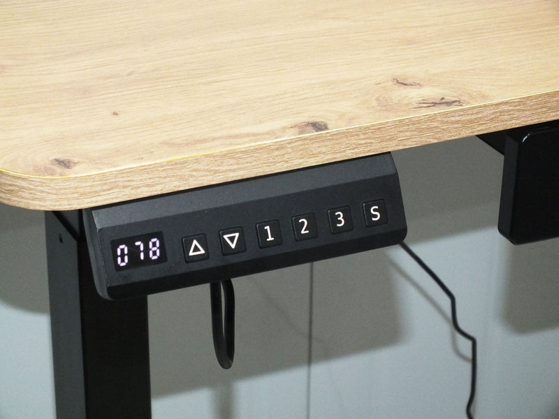Versa Height Adjustable Desk - L. Wood - Fine Living
