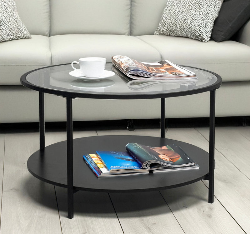 Roslin 2 Tier Round Coffee Table - Fine living