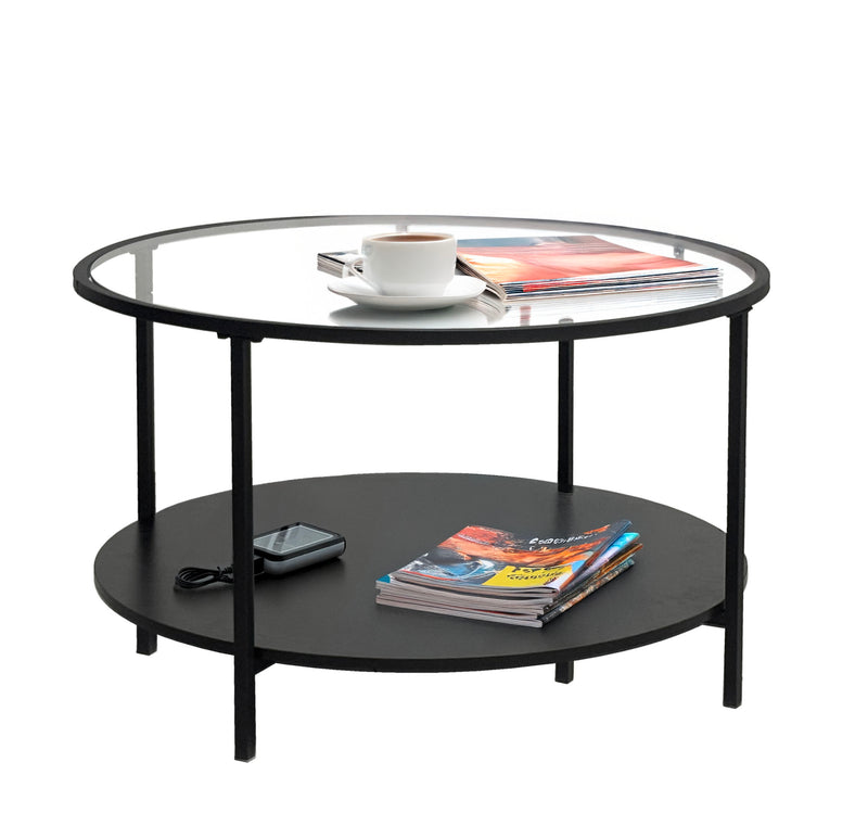 Roslin 2 Tier Round Coffee Table - Fine living