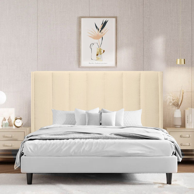 Europa Headboard - Queen - Cream