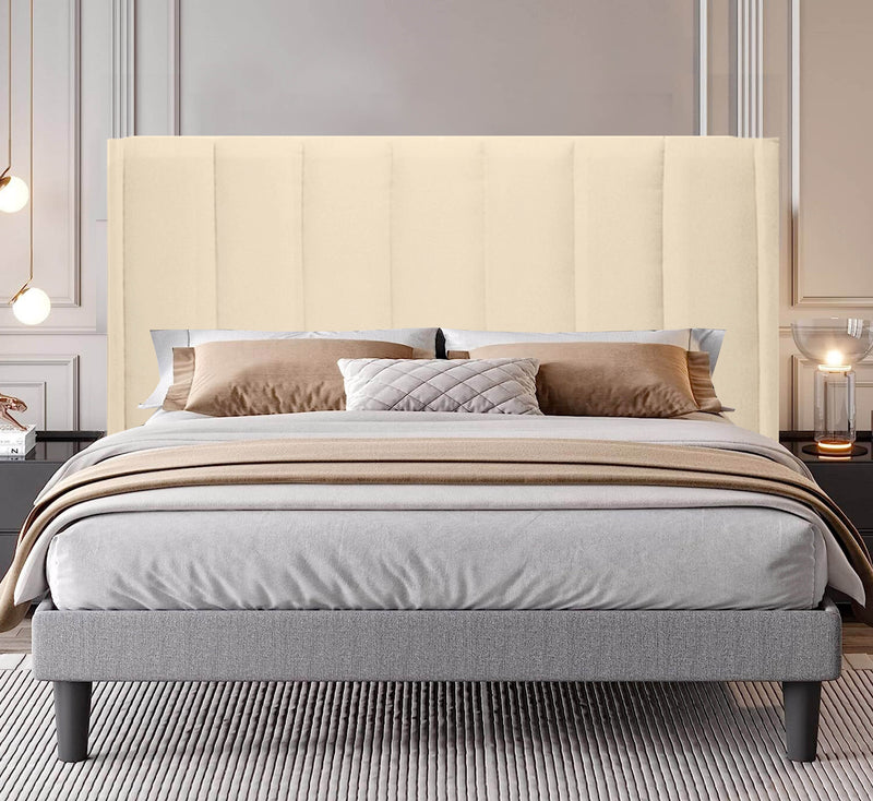 Europa Headboard - Queen - Cream