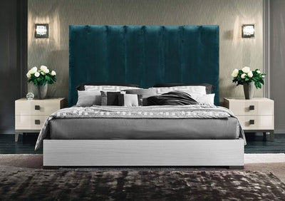 Velvet Dynamo Headboard - King - Green