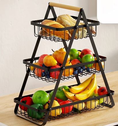 3 Tier Countertop Fruit Basket