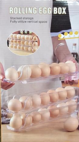 2 Tier Rolling Egg Tray