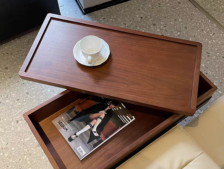 Arcadia Hidden Storage Side Table - Finery