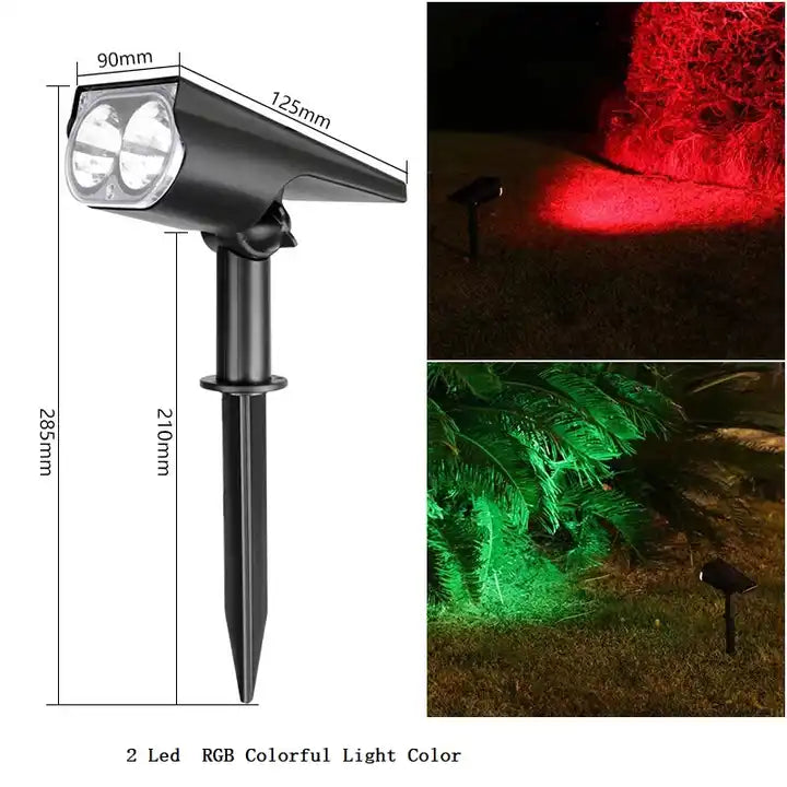 LED Solar Spot Light - Multicolor