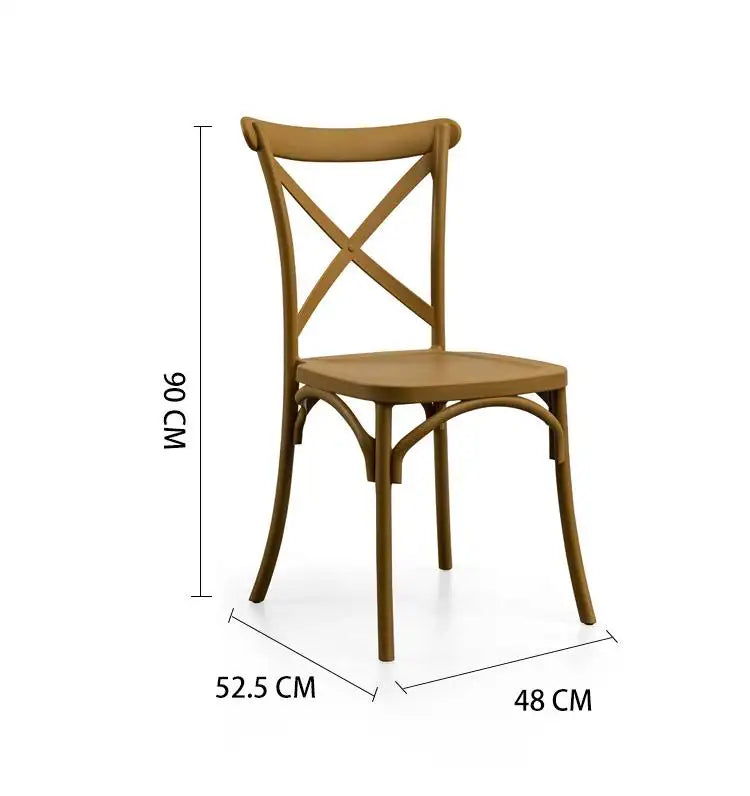 Cross Back Dining Chair - Fine Living