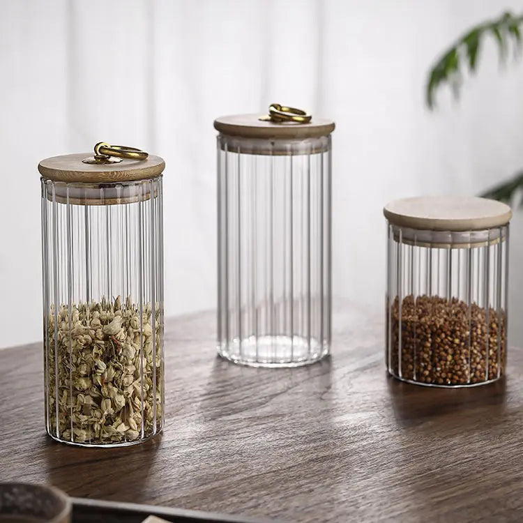 Pantry Delight Jar with Bamboo Lid