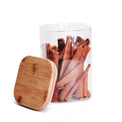 Pristine Bamboo Lid Glass Jar - XL - Fine Living