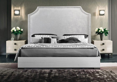 Celestial Crown Headboard - Double - Stone