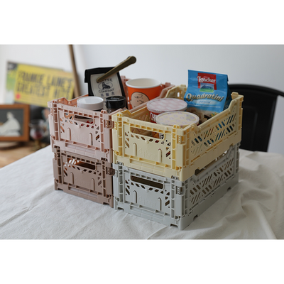 Fine Living Folding Crate Small - Blue