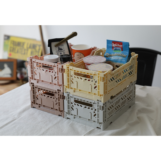 Fine Living Folding Crate Small - Blue