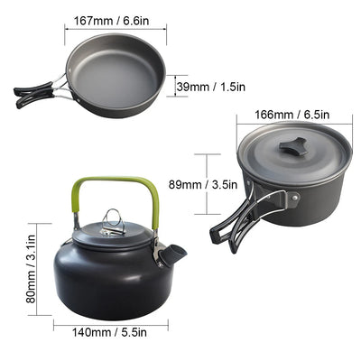 On The Go Outdoor Cookware Set