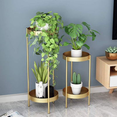 Adelaide Plant Stand - M - Brass
