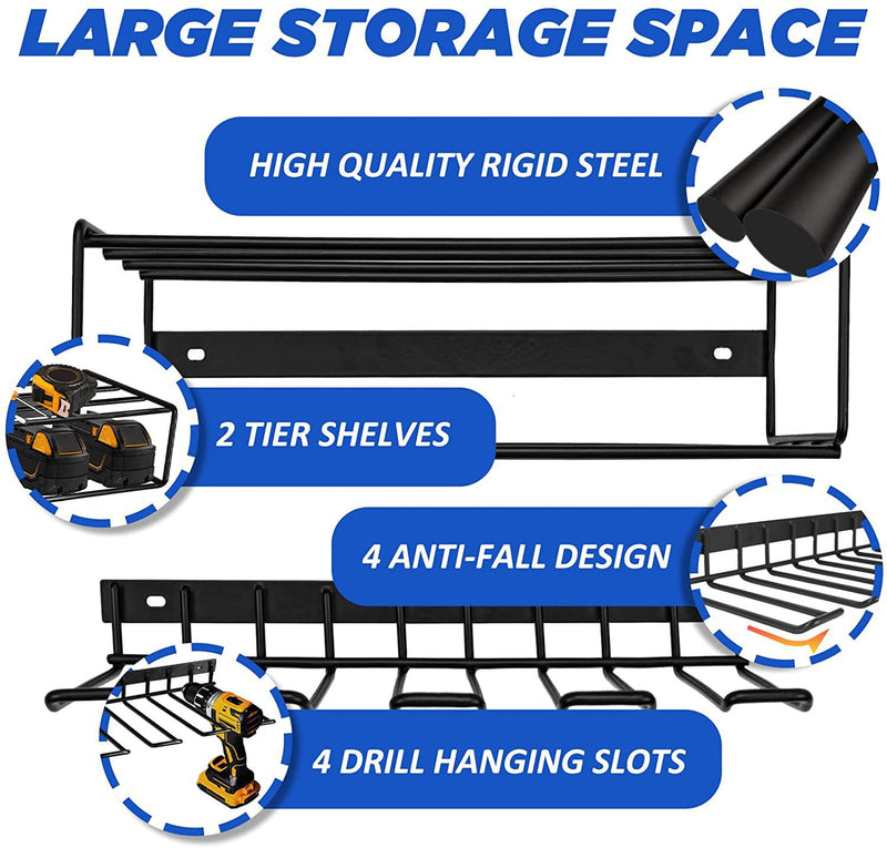 Wall-Mounted Tools Storage Rack