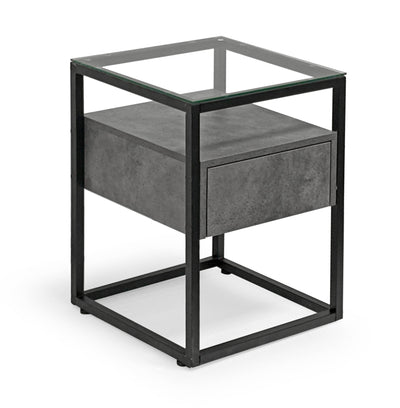 Fine Living Athens Side Table - Grey