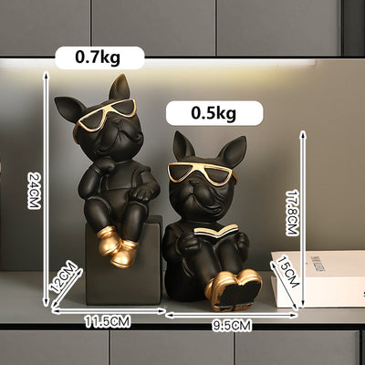 Bulldog Book Holder - Black