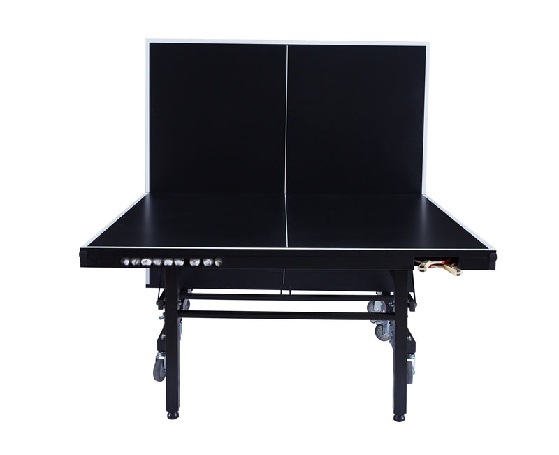 Indoor Black Table Tennis Table 40mm Legs