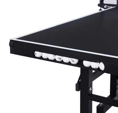 Indoor Black Table Tennis Table 40mm Legs