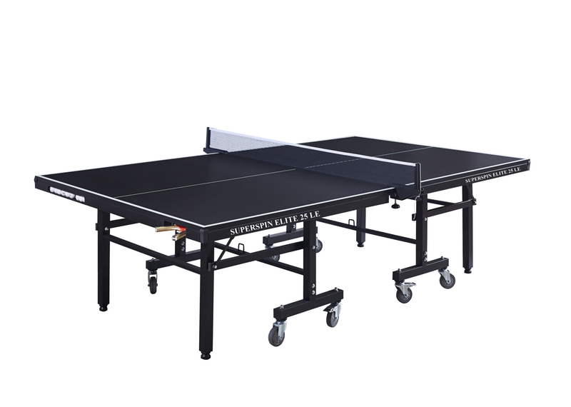 Indoor Black Table Tennis Table 40mm Legs