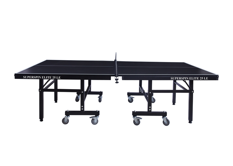 Indoor Black Table Tennis Table 40mm Legs