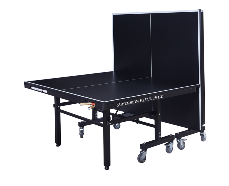 Indoor Black Table Tennis Table 40mm Legs