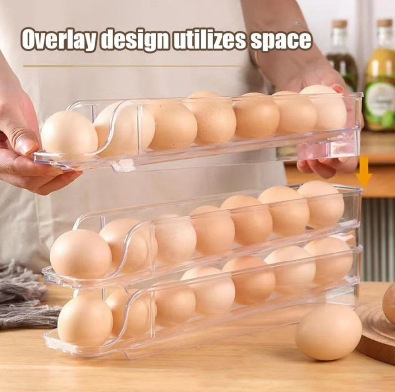 3 Tier Egg Stacker Rack - Fine Living