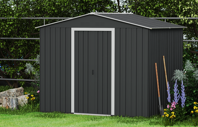 Double Door Garden Shed -  Large Fine Living