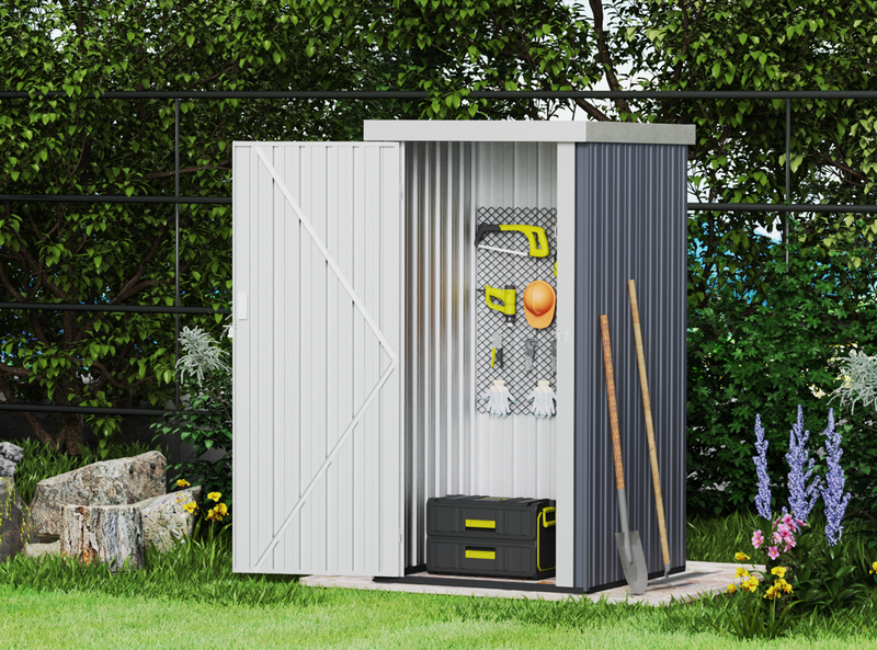 Flat Rood Garden Storage Shed - Fine Living