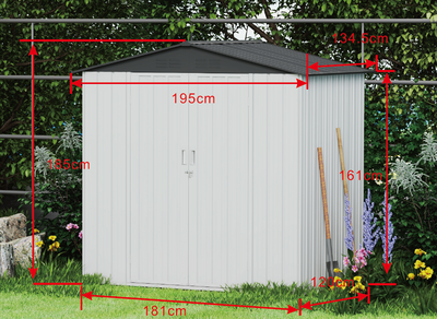 Double Swing Door Garden Shed - Fine Living