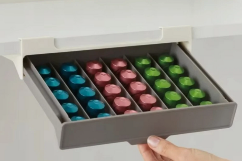 Under-shelf Coffee Pod Drawer - Fine Living