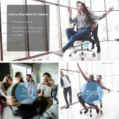 Focus Office Desk Chair - White 2.0