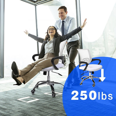 Focus Office Desk Chair - White 2.0