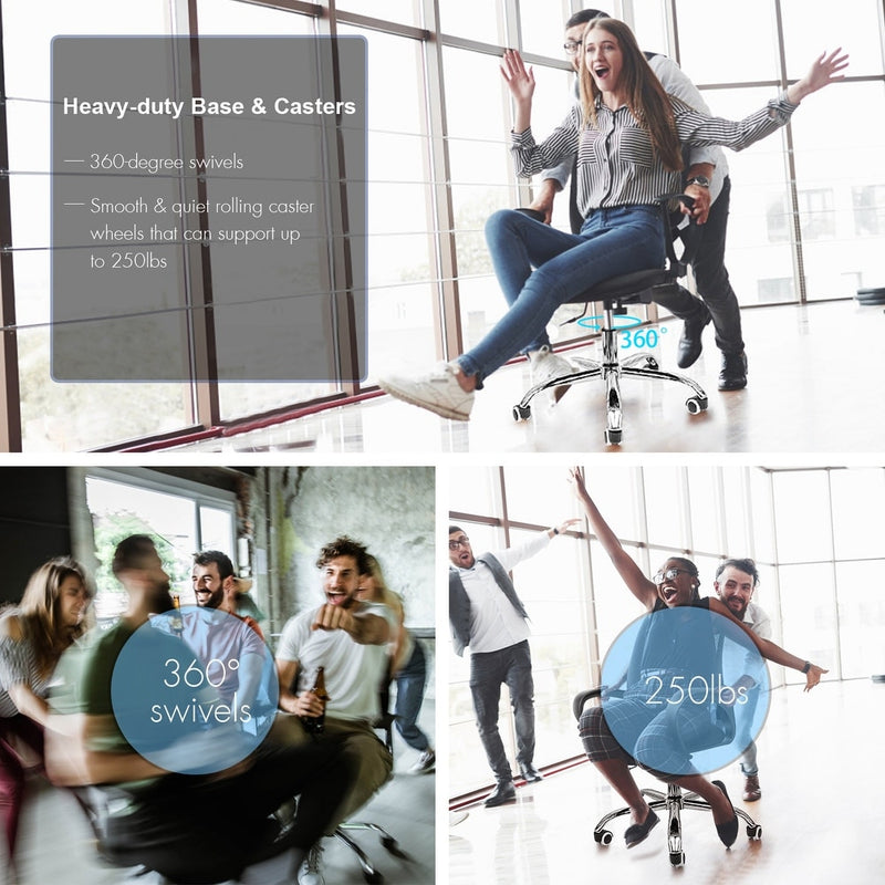 Focus Office Desk Chair - White 2.0