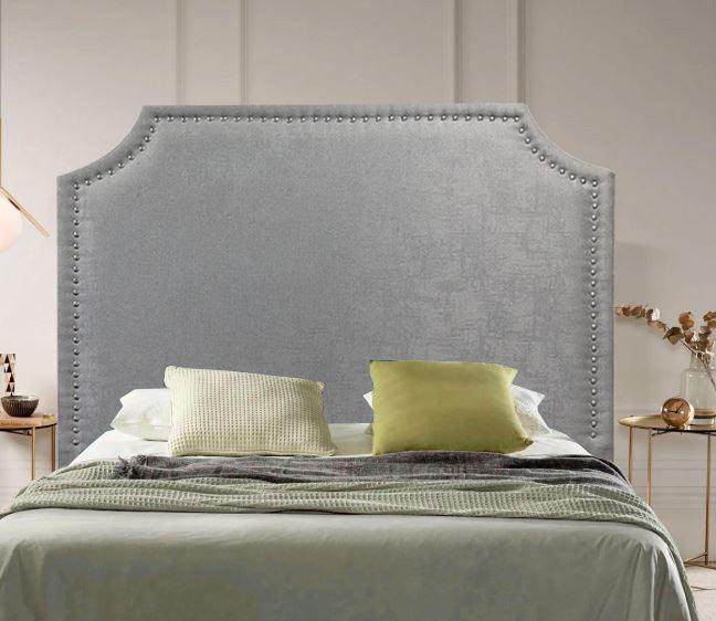 Celestial Crown Headboard - Double - Grey