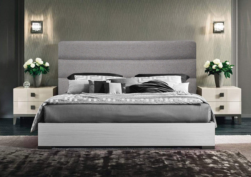 Mystic Ridge Headboard - Queen - Grey