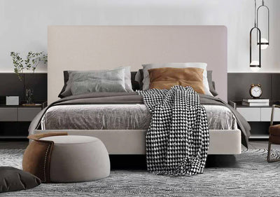 Epic Aura Headboard - Double - Stone