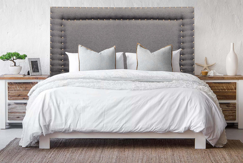 Electric Dream Headboard - King - Stone