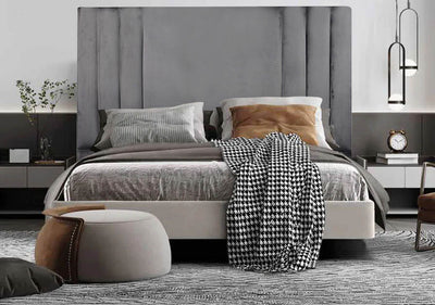 Bold Summit Headboard - King - Grey