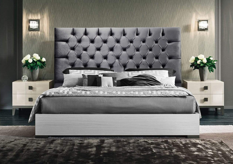 Heaven Rest Headboard - Queen Low Height - Charcoal