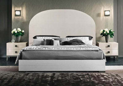 Majestic Crest Headboard - King - Cream