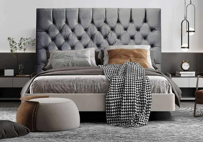 Heaven Rest Headboard - Queen High Height - Charcoal