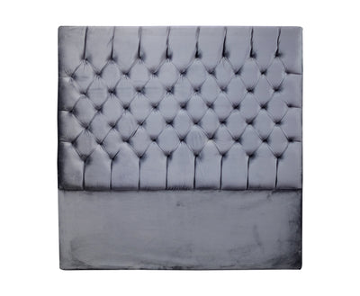 Heaven Rest Headboard - Queen High Height - Silver Grey